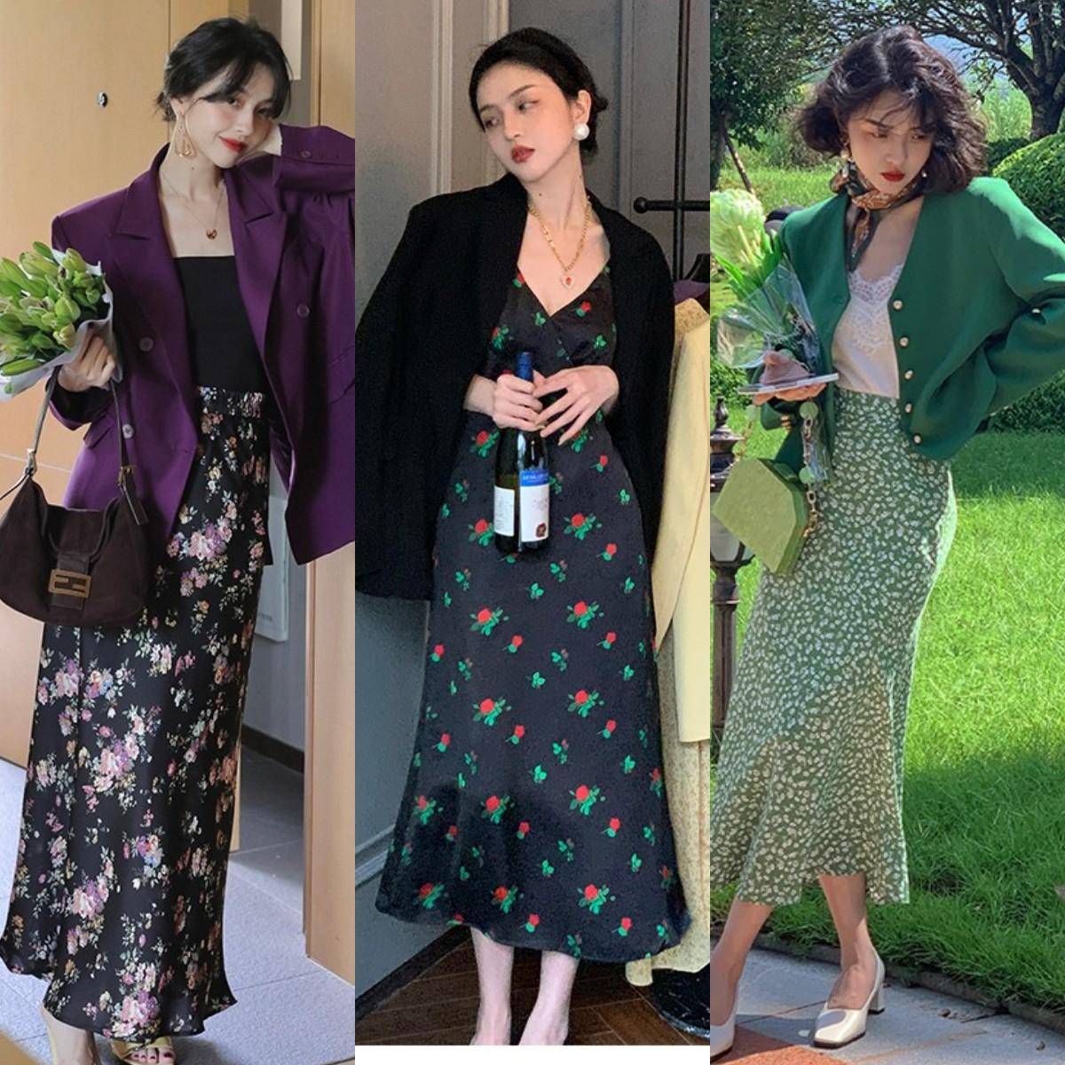”很适合三四十岁女人优雅还很有气质AG真人平台今年流行的“西装裙子(图10)